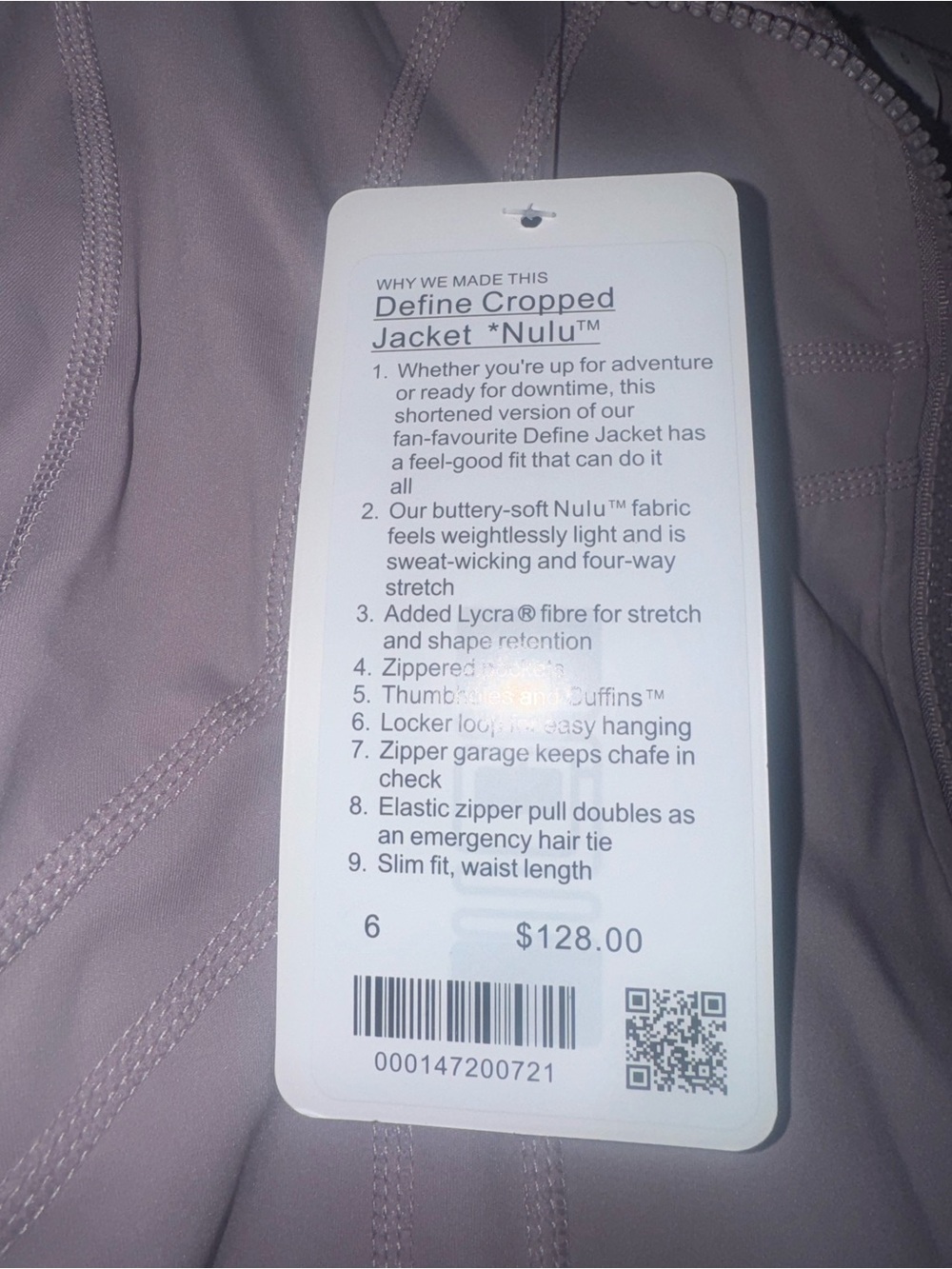 lululemon athletica Dusty Mauve Active Jacket & Skort Set - Picture 3 of 3